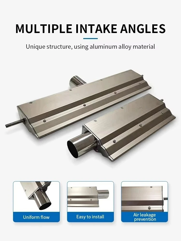 Aluminum Alloy Dust Removal Air Knife For Drive Conveyor Belt Assembly Line Drying and Cleaning