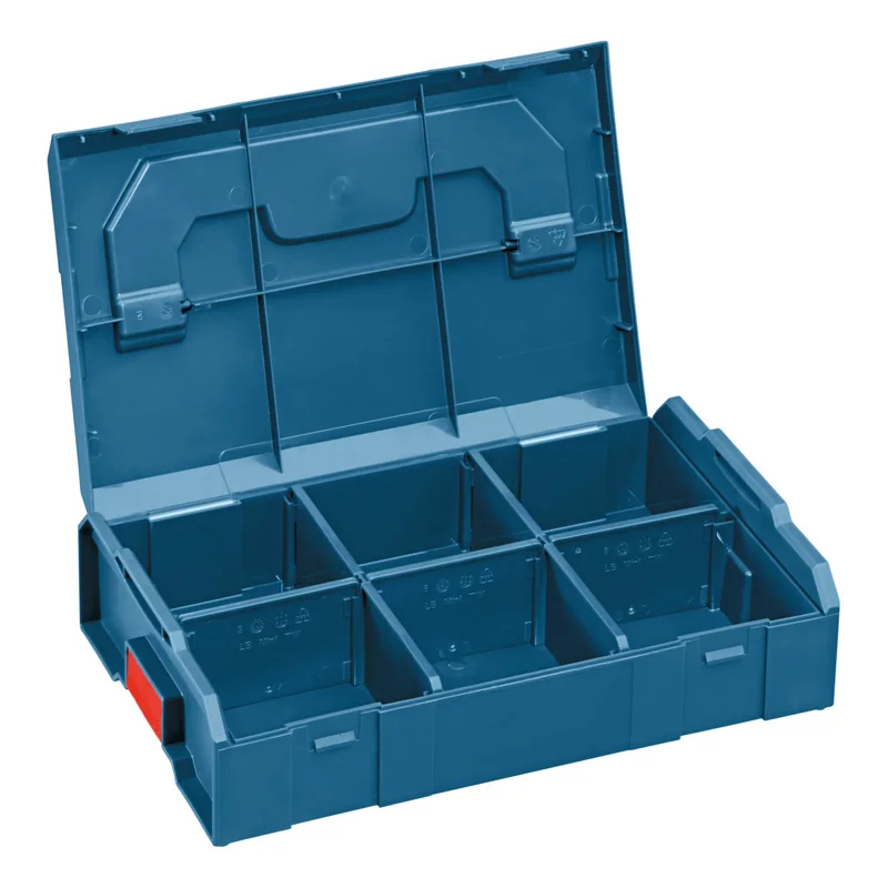 Imagem -04 - Bosch-l-boxx Caixa de Ferramentas Portátil Empilhável Estojo de Armazenamento Multi Funcional Mini Acessórios Bolsa Toolkit 153x256x62 mm