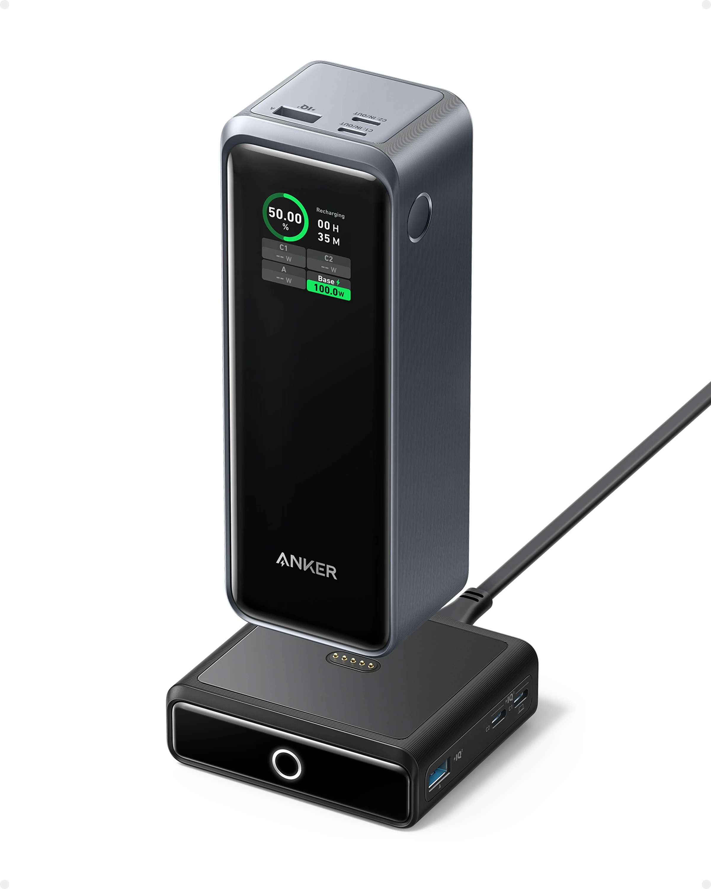 Anker Prime Power Bank 27650mAh 3-Port 250W Portable Charger 99.54 Anker Prime Power Bank 27650mAh 3-Port 250W Portable Charger 99.54