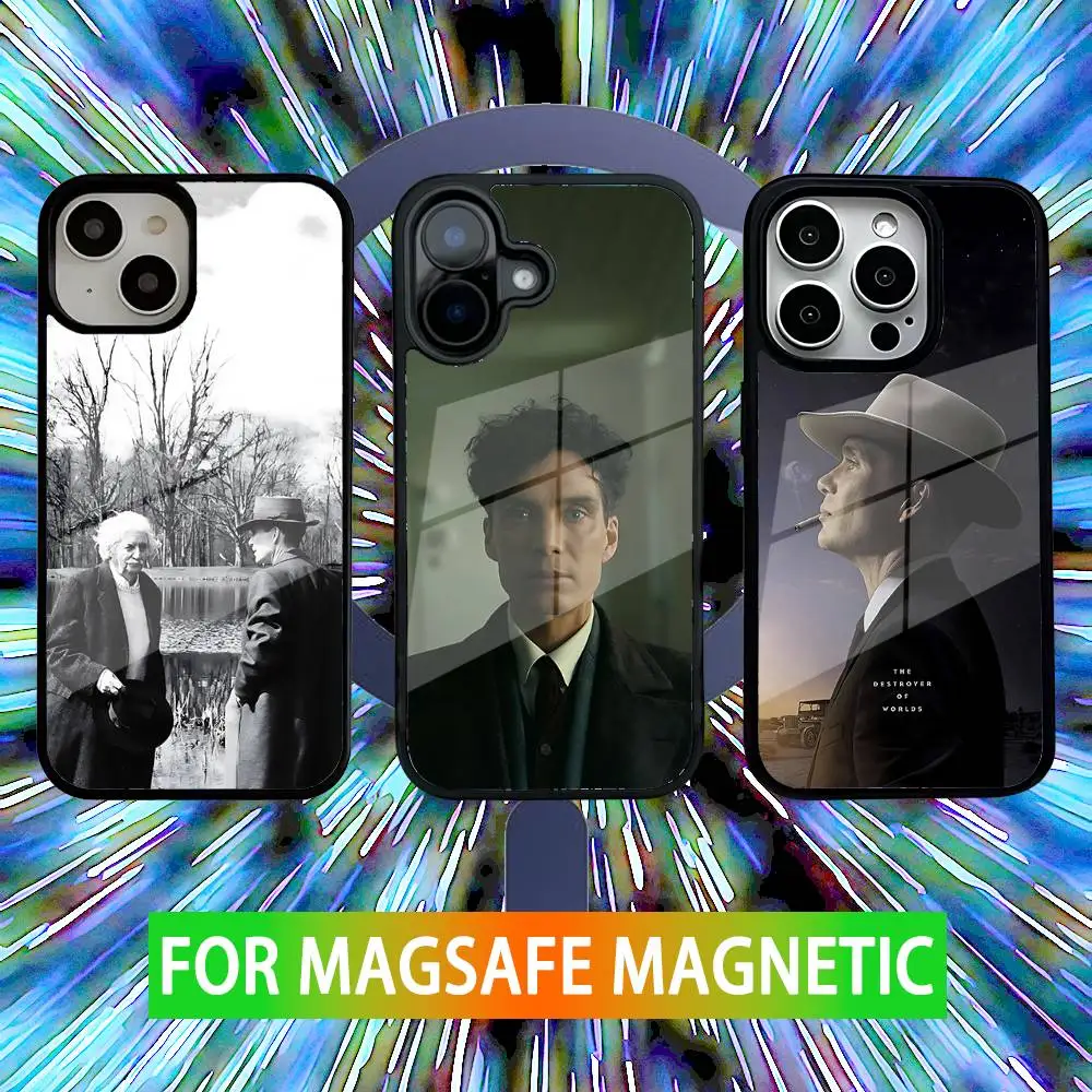 

Oppenheimer Film Phone Case For iPhone 16,15,14,13,12,11,Pro,Max,Plus,Mini,SE New Magsafe Magnetic Wireless Charging