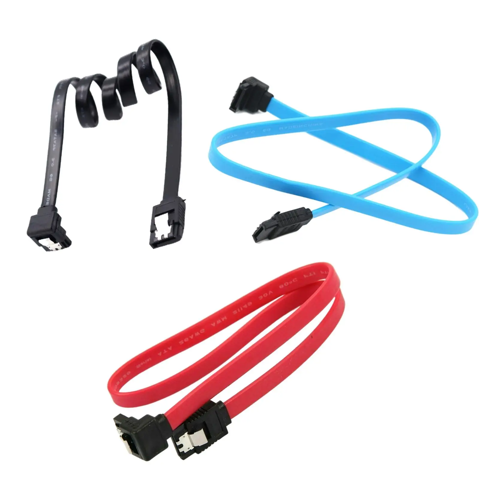 

Кабель для передачи данных 2-4 шт., 50 см, III 6 ГБ, для жестких дисков, CD-рекордеров, настольных компьютеров, КРАСНЫЙ