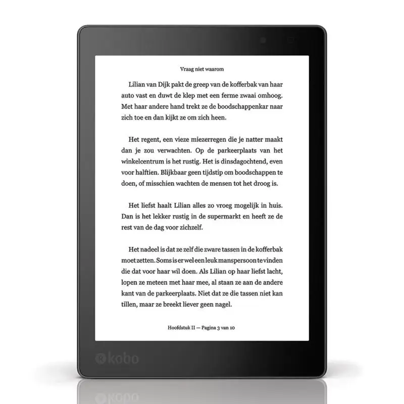 KOBO Aura One 전자 책 리더, 7.8 인치, 300PPI, 1872x1404 HD Carta E 잉크 화면, 8GB 스토리지, 방수 전자 책 N709, 전자 책 리더 프론트 라이트