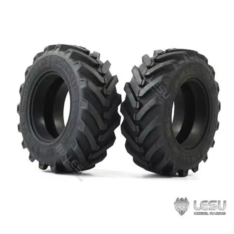 1/14 LESU Model Accessories Simulation Truck Tires High Quality Rubber Tyres Model For LESU Backhoe Model