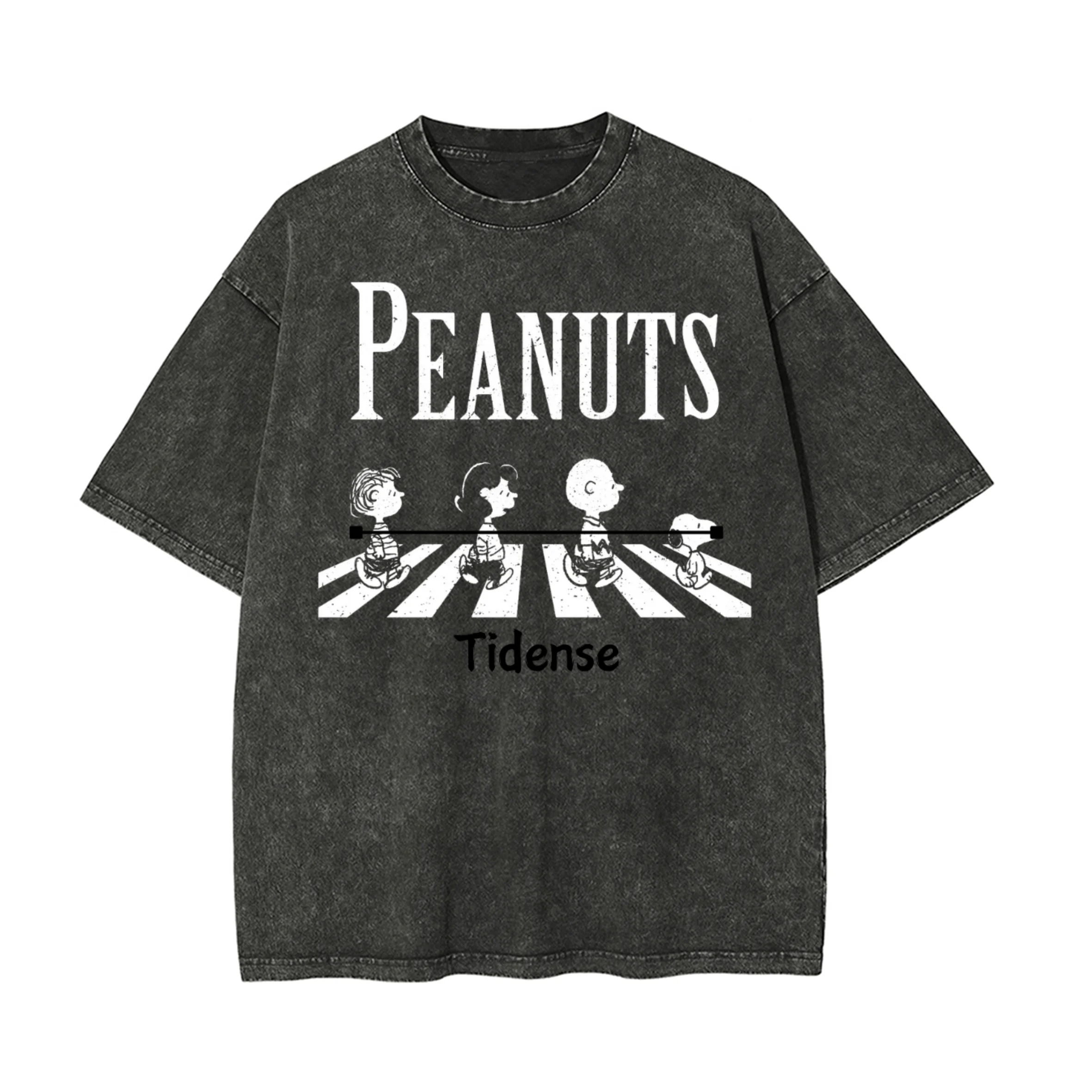 Peanut World Tour T-shirt à manches courtes pour hommes et femmes, image et texte, même style, tendance estivale et sportive, grande taille