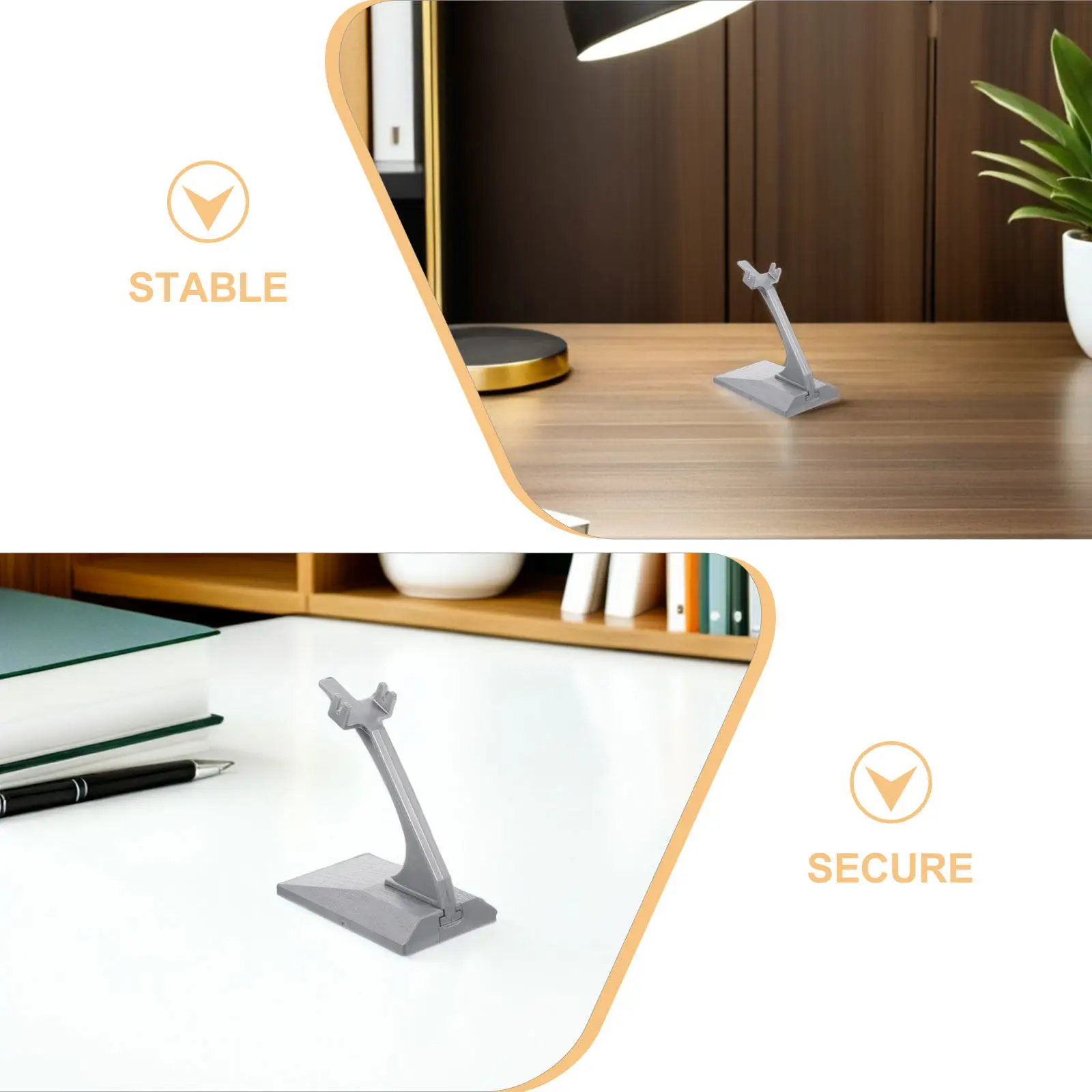 8Pcs Airplane Stand Plastic Display Holder Stable Aircraft Base Rack for Desktop Office Exhibition Airplane Stand