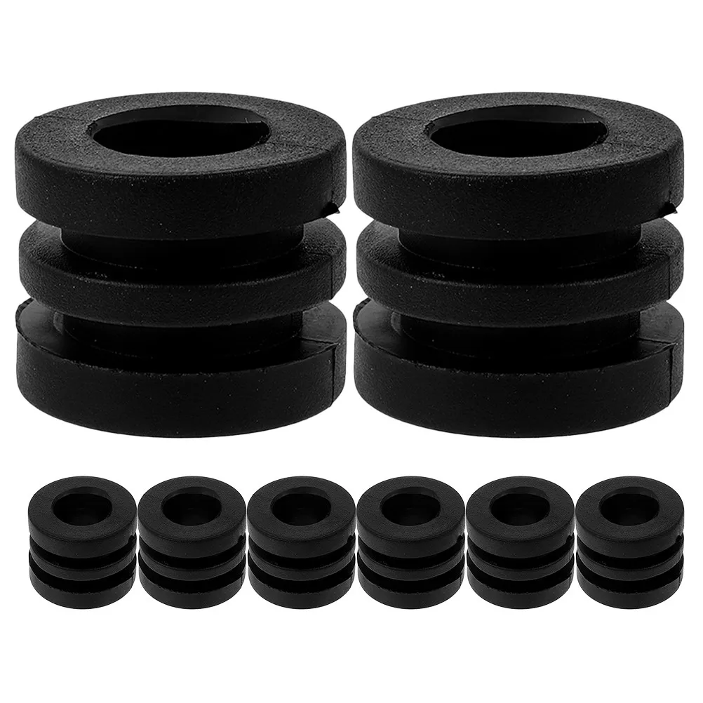 8Pcs Foosball Bumper Pads Plastic Reusable Gasket Washers for Table Football Machines Wide Compatibility Lightweight Compact