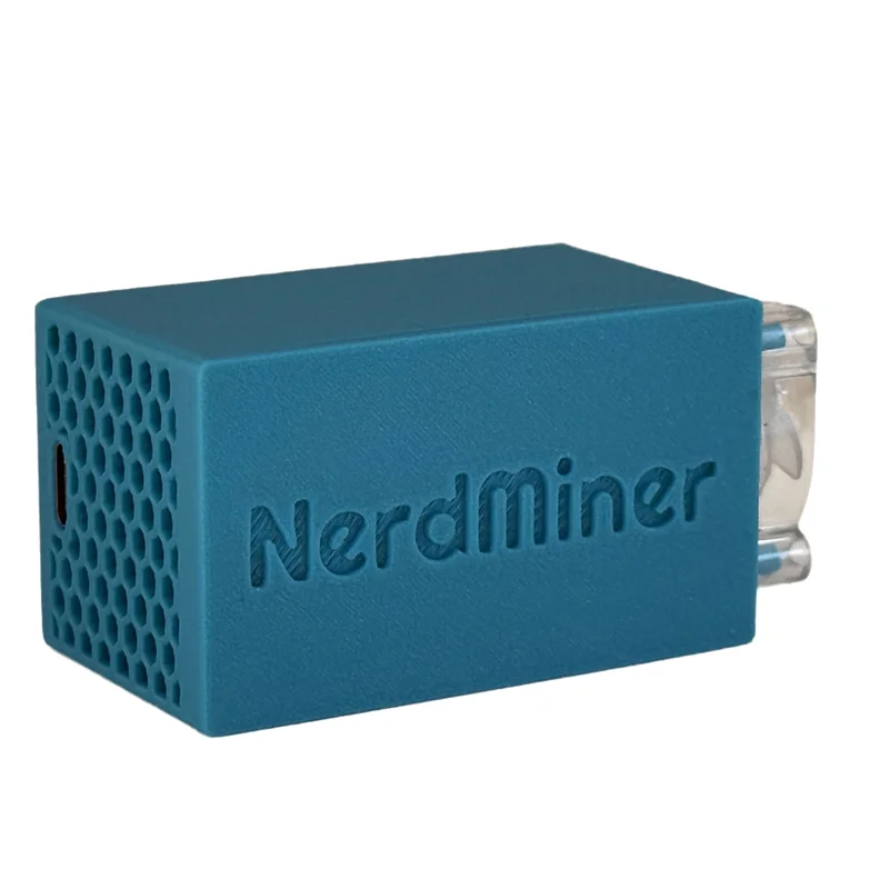 BTC Miner Nerd Miner Nerdminer V2 Pro Max 390KH/S Nmminer Solo Lottery Miner Bitcoin Crypto Miner مع مروحة تبريد RGB