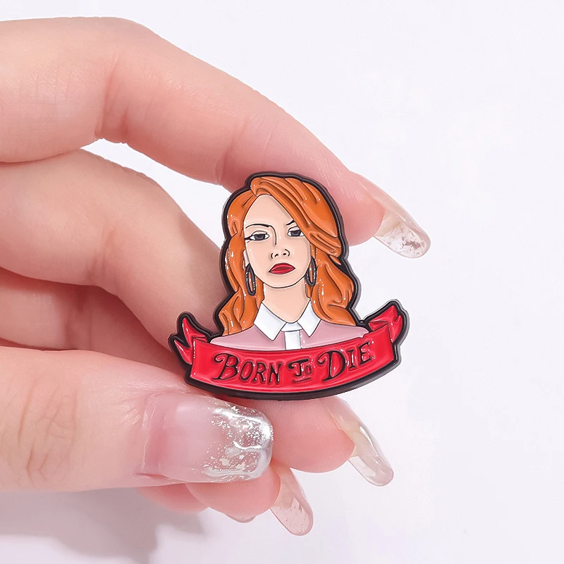 Alfileres esmaltados de Canción de Música para mujer, broche de insignia de solapa de personaje, Pin de colección de Metal duro, joyería para mochila, bolso y sombrero