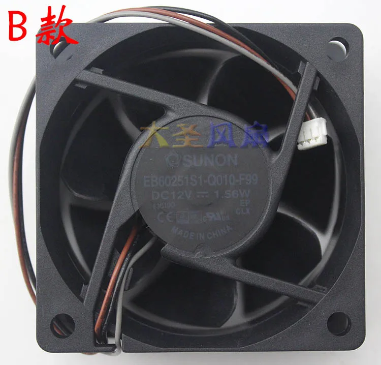 

ES551 projector fan Sunon EB60251S1-Q010-F99 SUNON 6025 12V EB60251S1-Q000-F99 cooling fan FOR SUNON