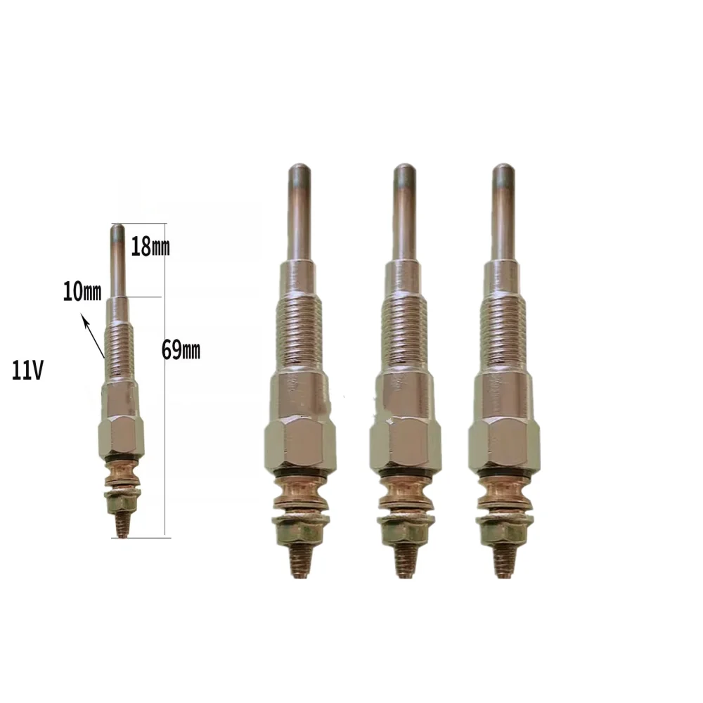 

119717-77801 For Kubota Longgong Doosan Glow Plug 4TNV94/98 V2003 Engine Glow Plug 3TNV70 3TNV76 Heating Rod Mini Excavator