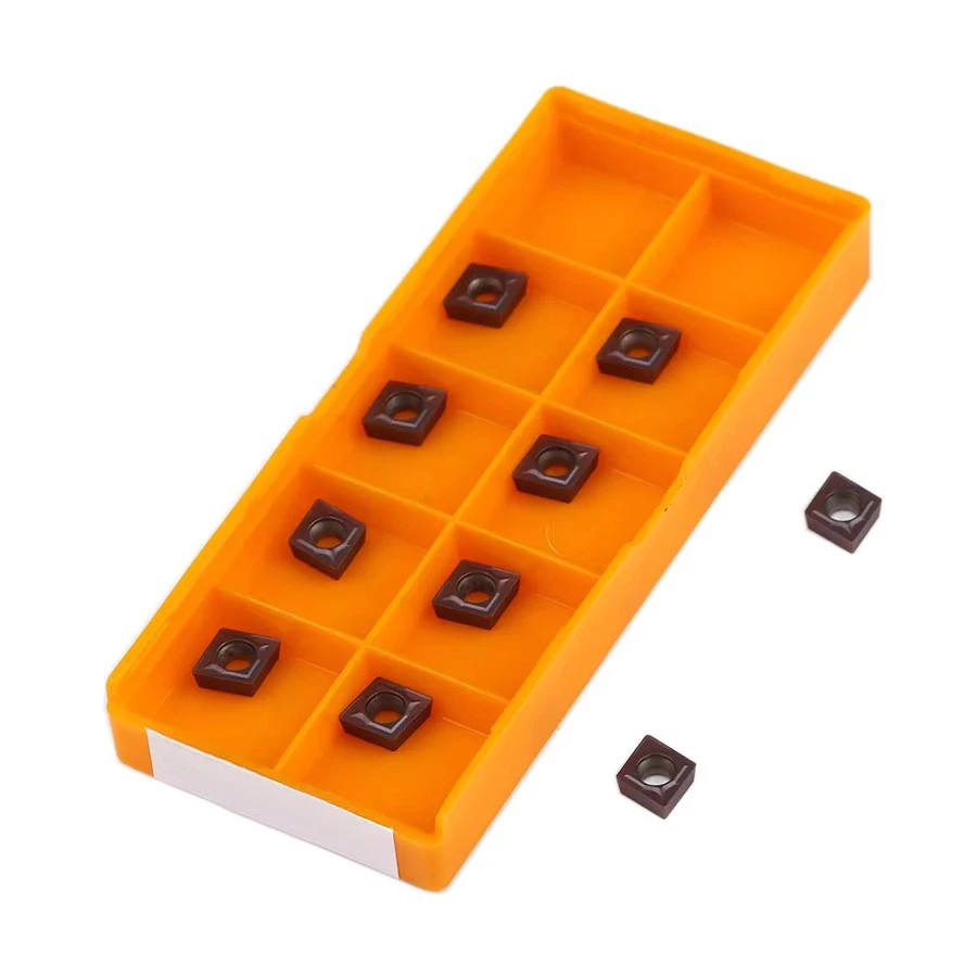 Insertos de torneado serie CCMT CCMT060208 CCMT060204, cuchillas de carburo, máquina cortadora de torno CNC, insertos, piezas de herramientas de torneado interno