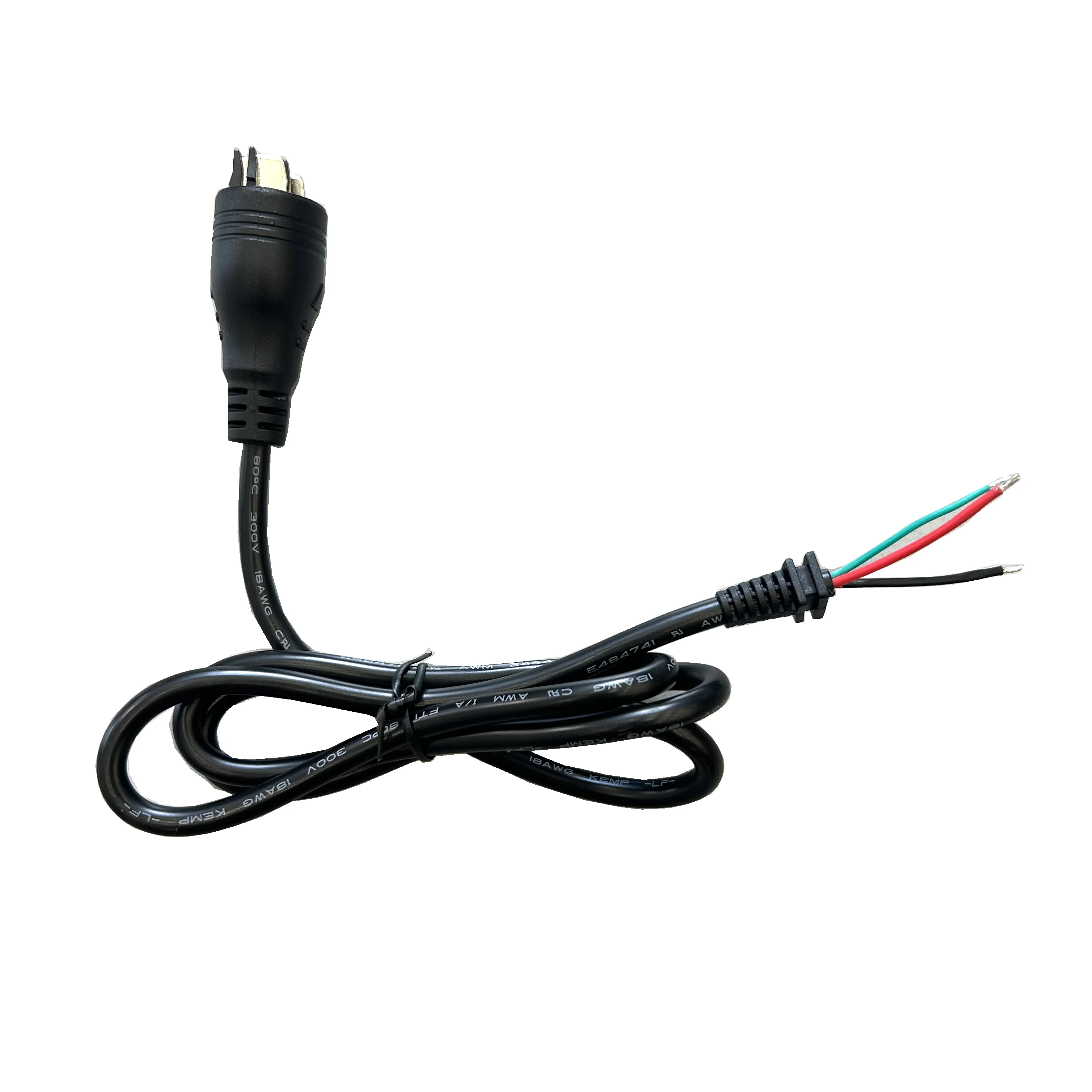 Ebike Charger Connector For BOSCH 3P 36V System Active/Performance Line Electric Bike Charging Port 3Pin Cable 18AWG Wire Sectio