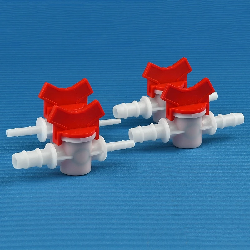 

50~1pcs 4~25mm POM Reducing Plastic Ball Valve Garden Micro Irrigation Switch Aquarium Fish Tank Air Pump Pipe Hose Valve