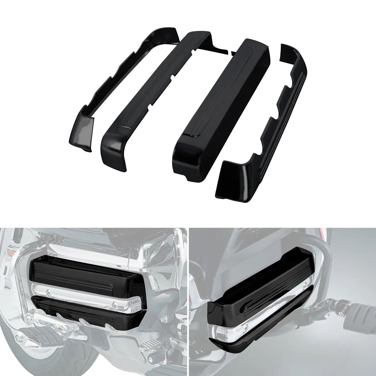 Motorcycle Lighting Valve Covers For Honda Goldwing GL1800 2001-2017 F6B 2013-2017 2016 2015 2014 Black/Chrome