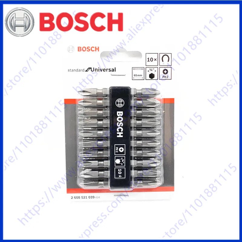 

1/4 "65MM electric screwdriver 2608521039 for BOSCH universal dual purpose standard drill bit PH2 drill bit set