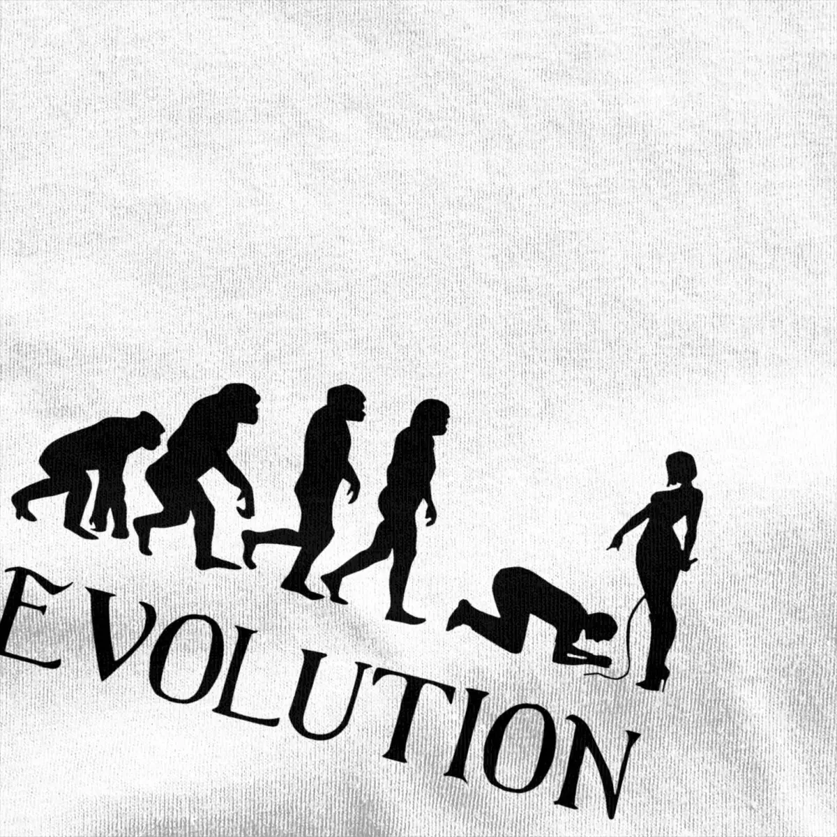 Men Women Mistress Femdom BDSM Evolution T Shirt Merch Sex Submissive Slave Pure Cotton Tops T-shirt Vintage Tee Shirt Printed