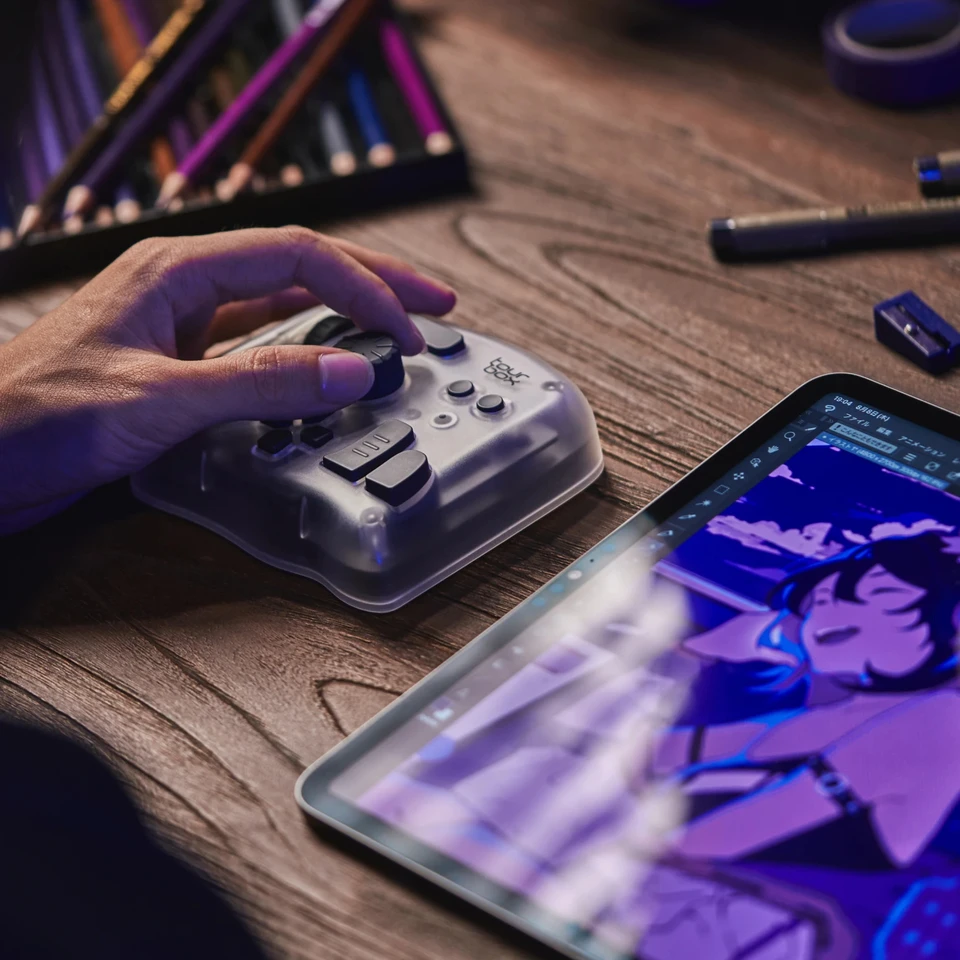 TourBox Elite Plus Bluetooth Keyboard Console Custom Drawing CSP