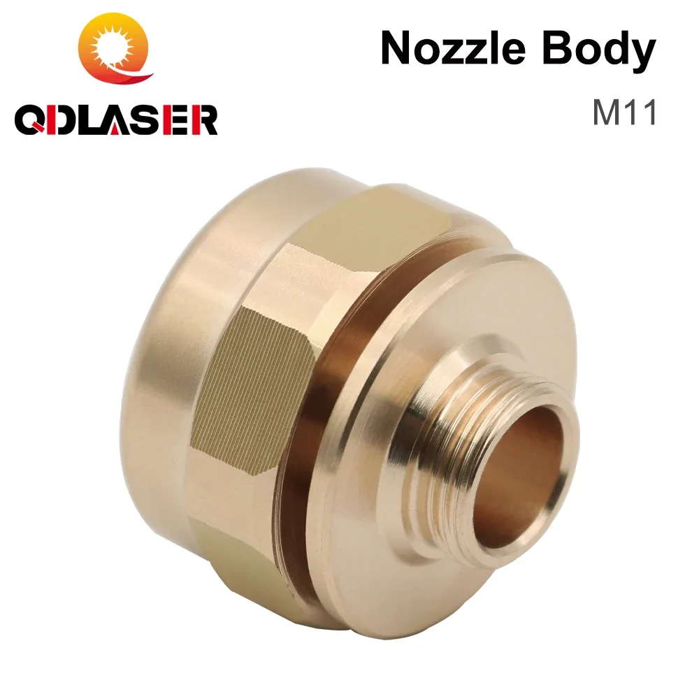 QDLASER M11 หัวฉีดทองแดง Body Anti-collision อุปกรณ์เสริมหัวฉีดเลเซอร์ตัดหัวเปลี่ยนสําหรับ OEM Precitec