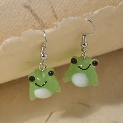 XIALUOKE Fashion Lovely Little Frog Earrings For Women Cute Romantic Dangle Earrings Party Holiday Jewelry Gifts