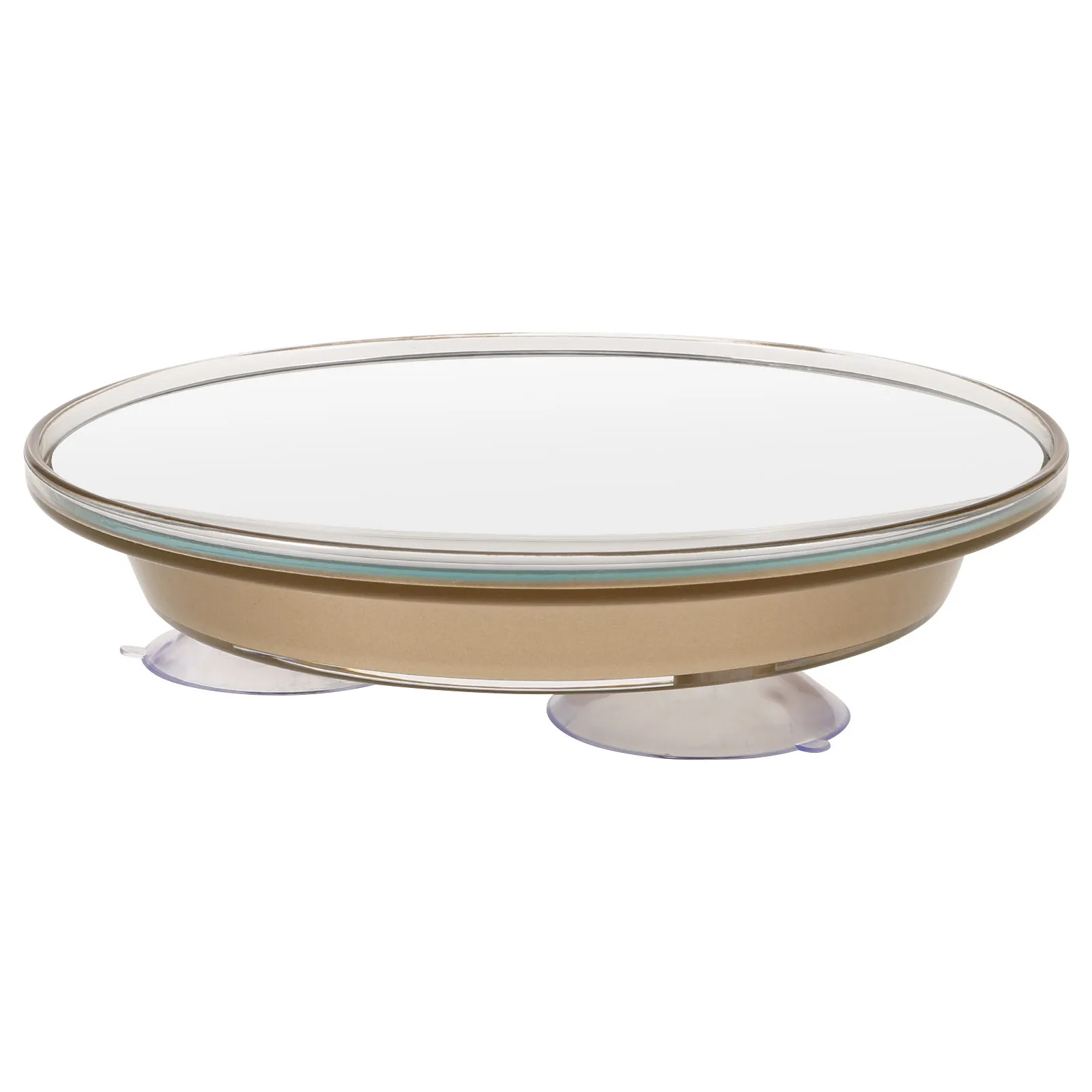 Compact Wear-Resistant Magnifying Mirror Round Portable Makeup Mirror for Dressing Table Bedroom Living Room Jewelry