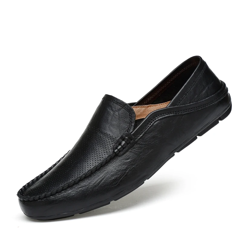 

Мужские лоферы Penny, большие размеры 36-47, повседневная обувь из натуральной кожи ручной работы, мужские мокасины без шнуровки на плоской подошве, мужская обувь для вождения