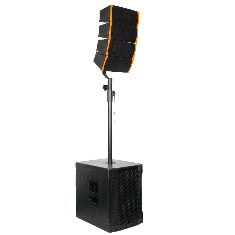 Portable 720W Compact Line Array PA System Professional Loudspeaker With Bluetooth For Events