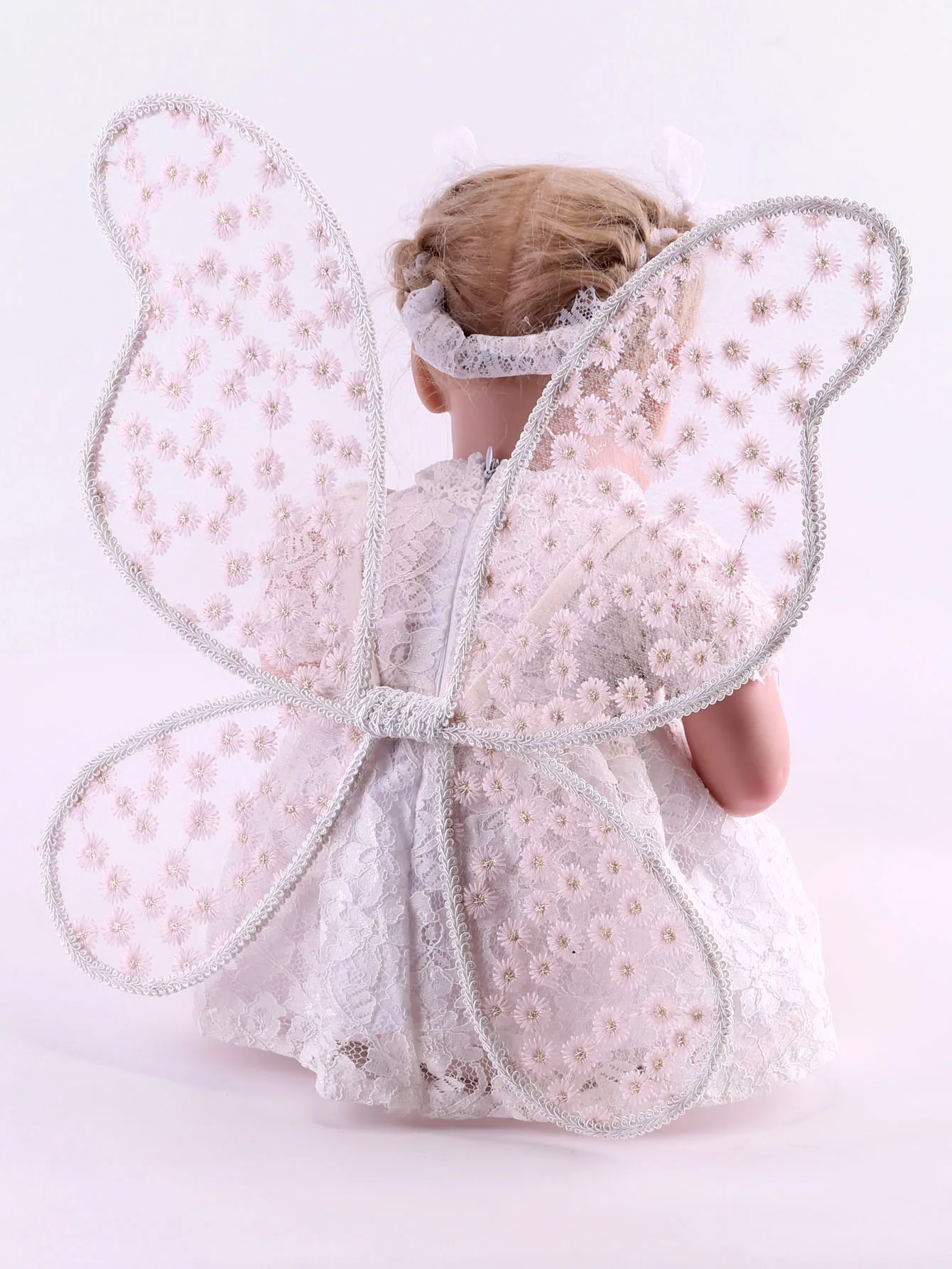 Small flower embroidery butterfly wings Baby and child wings