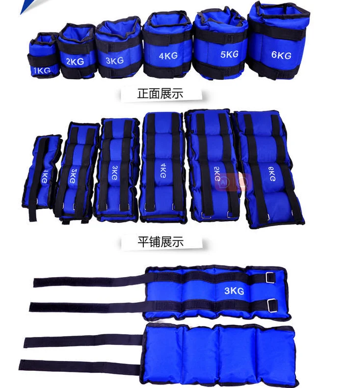 طماق الرمل معدات تحمل الوزن تشغيل ممارسة الرمل كيس الرمل قابل للتعديل تحمل الوزن