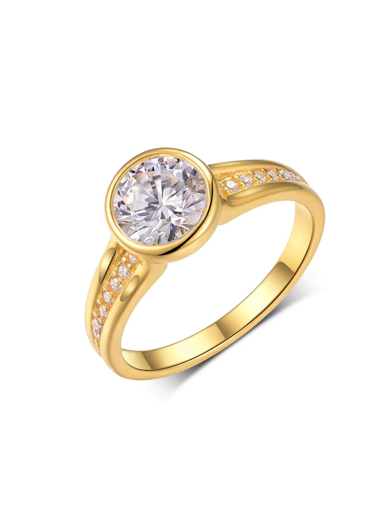 

Набор колец из стерлингового серебра 925 пробы с муассанитом 1,2 карата, ювелирные изделия, позолоченные, 18 карат, подходит для подарка на день рождения