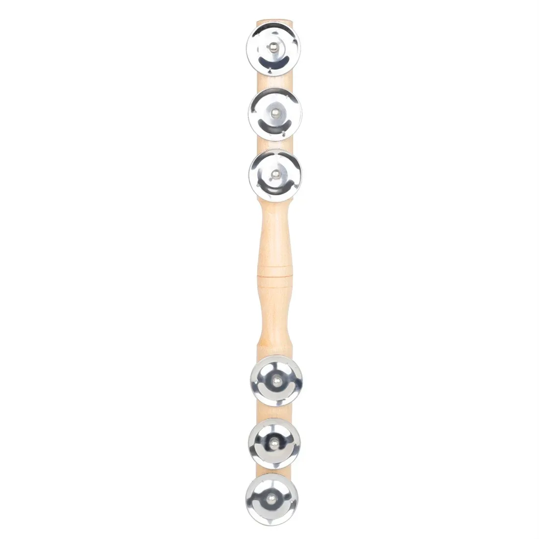 SLADE Orff Hand Bell  Six Bell Cymbals Percussion Instrument for Music Enthusiast Baby Wooden Rattle Kids Educational Toys