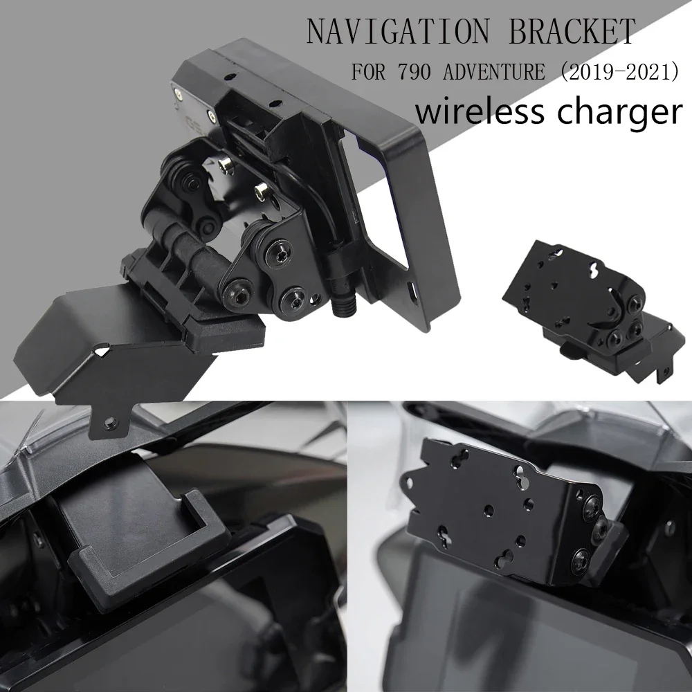 

NEW Motorcycle SMART PHONE Navigation For 790 ADVENTURE 2019 2020 2021 GPS Plate Bracket Adapt Holder Kit 790 ADV