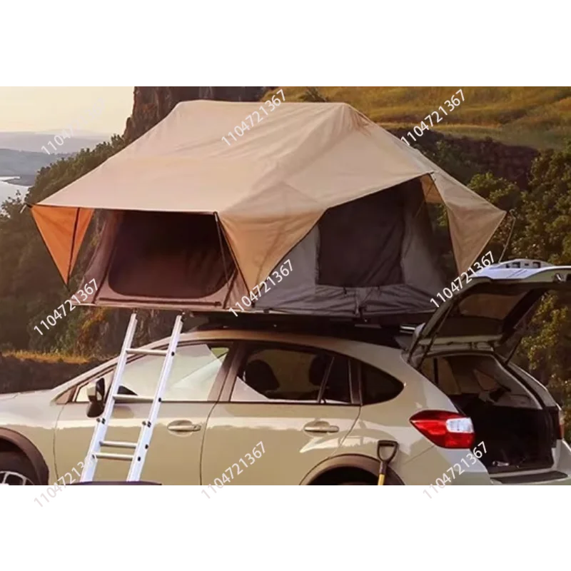 Quick Setup Soft Shell Roof Tent Waterproof Lightweight Car Roof Tent Off-Road Landing Camping