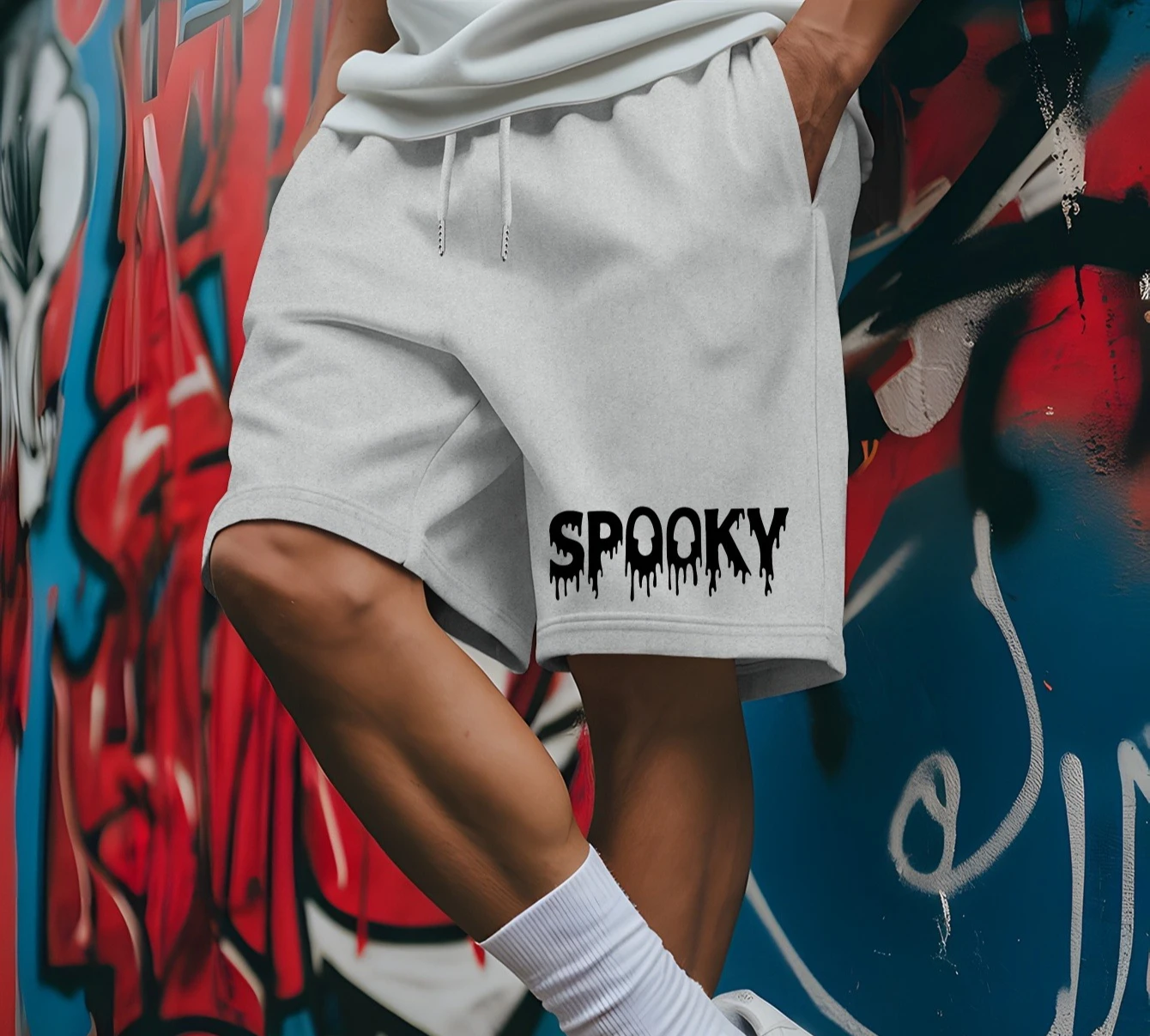 

Men's Casual Solid Color Shorts with Drawstring Waistband Design, Perfect for Summer Beach Vacations