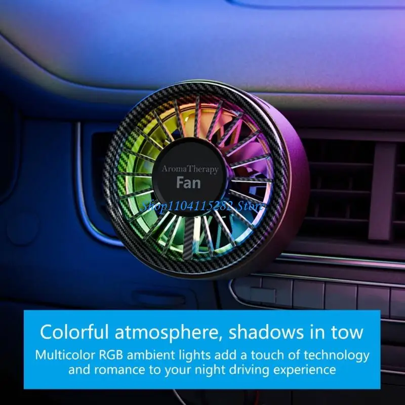 

Quiet Mode Automotive Freshener Diffuser Featuring 3 Speed Settings & Adaptive Fan for Enhanced Driving Environment