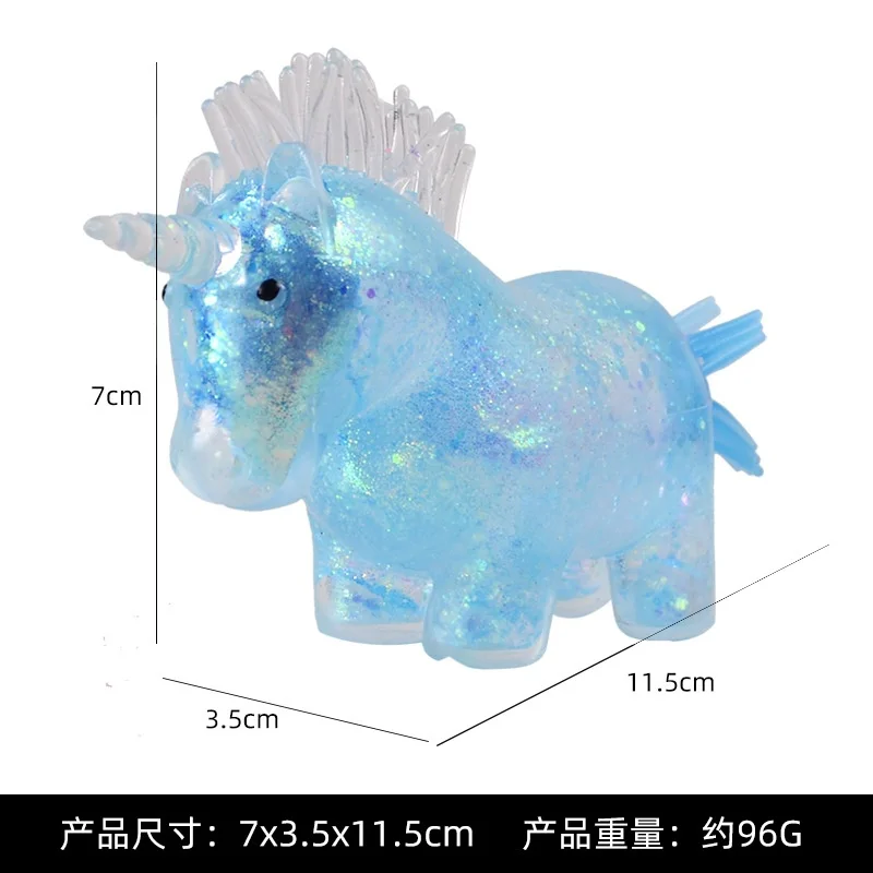 Eenhoorn Squishy Knijp Speelgoed Stressballen voor Kinderen Kerst Sokvullers Verjaardag Valentijnsdag Prijzen Party Favors Cadeaus