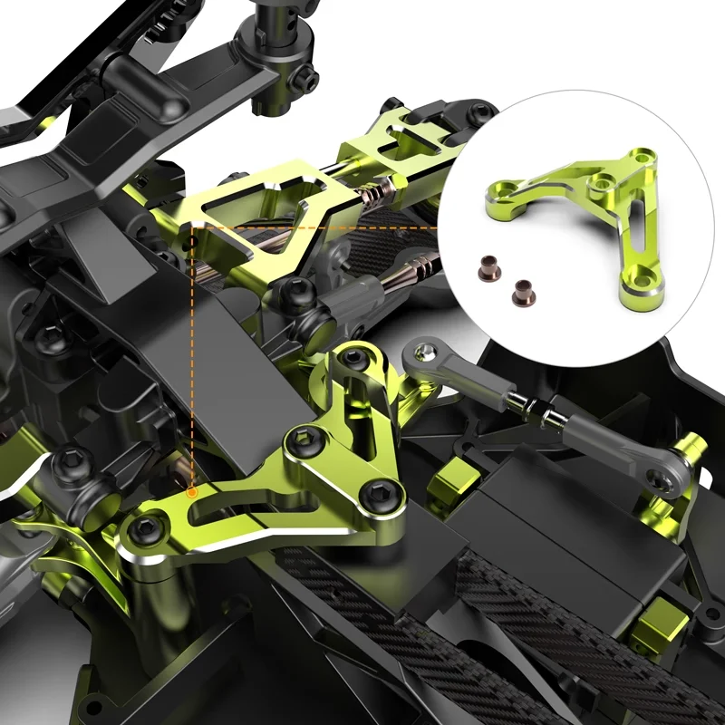 

Rlaarlo Metal Upgrade Parts For Rc Toy Car - Upper Arm Steering Seat Rear Axle Seat Steering Top Plate