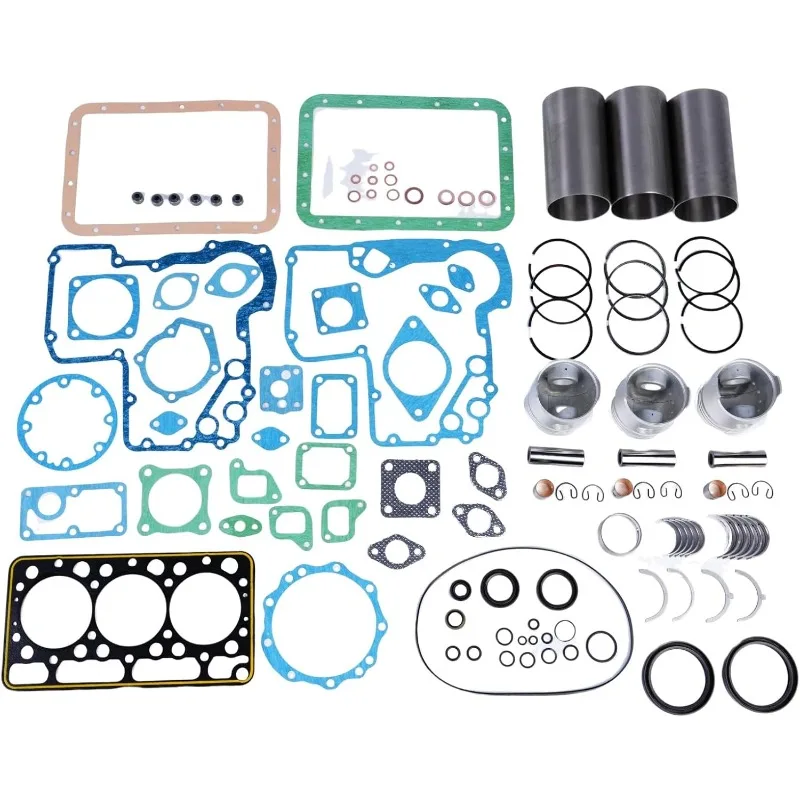 

D950 D950BH D950B Overhaul Rebuild Kit STD Φ75mm for Kubota KH41 KH61 KH61H Excavator B1750 B1550D B20 B2150 B4200 B6200 B7200