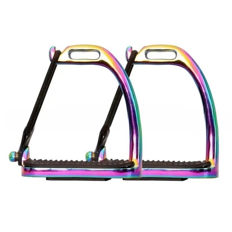 Aluminum Safety Horse Stirrups, 12cm Size for Equestrian Riding