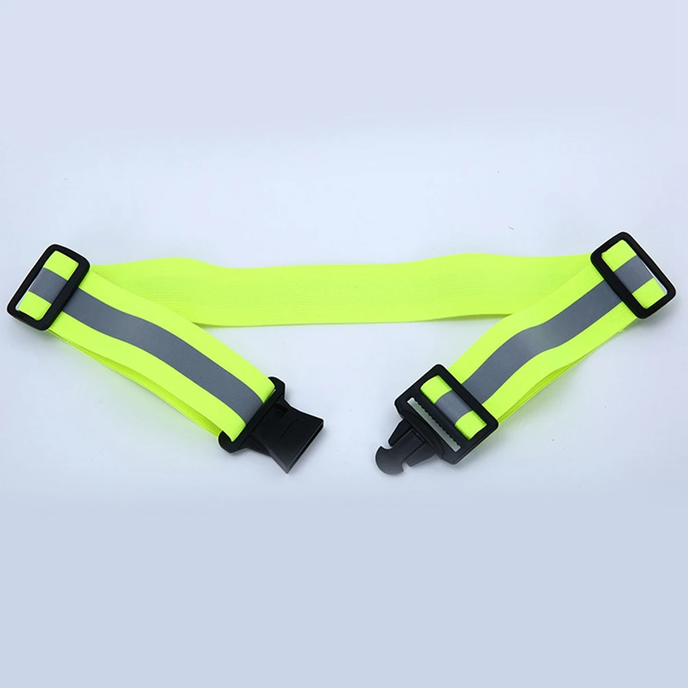 

2 Pcs Safety Waist Band Reflective Waistband for Cycling Belt Night Running Camping
