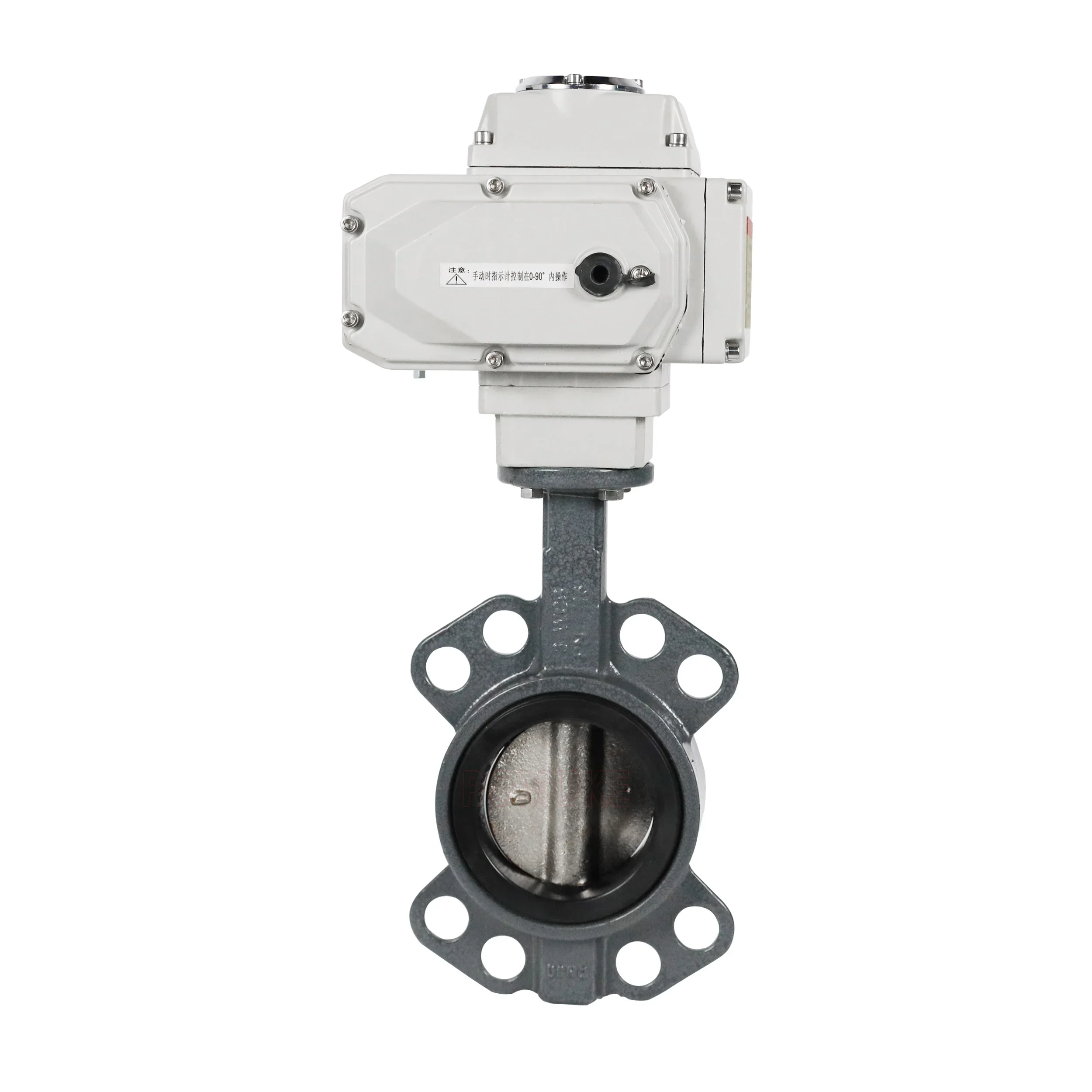 

D971X-16C electric butterfly valve explosion-proof switch regulating cast steel electric wafer soft seal butterfly valve