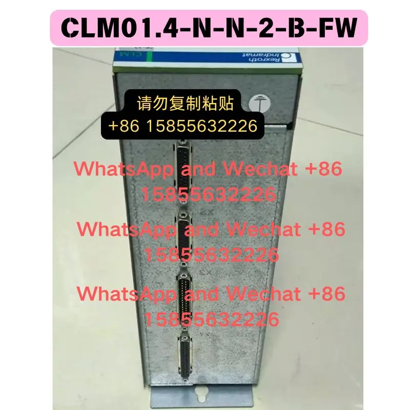 Used Controller CLM01.4-N-N-2-B-FW with program card FWA-CLM1.4-LA1-01VRS-MS Functional test OK Fast delivery