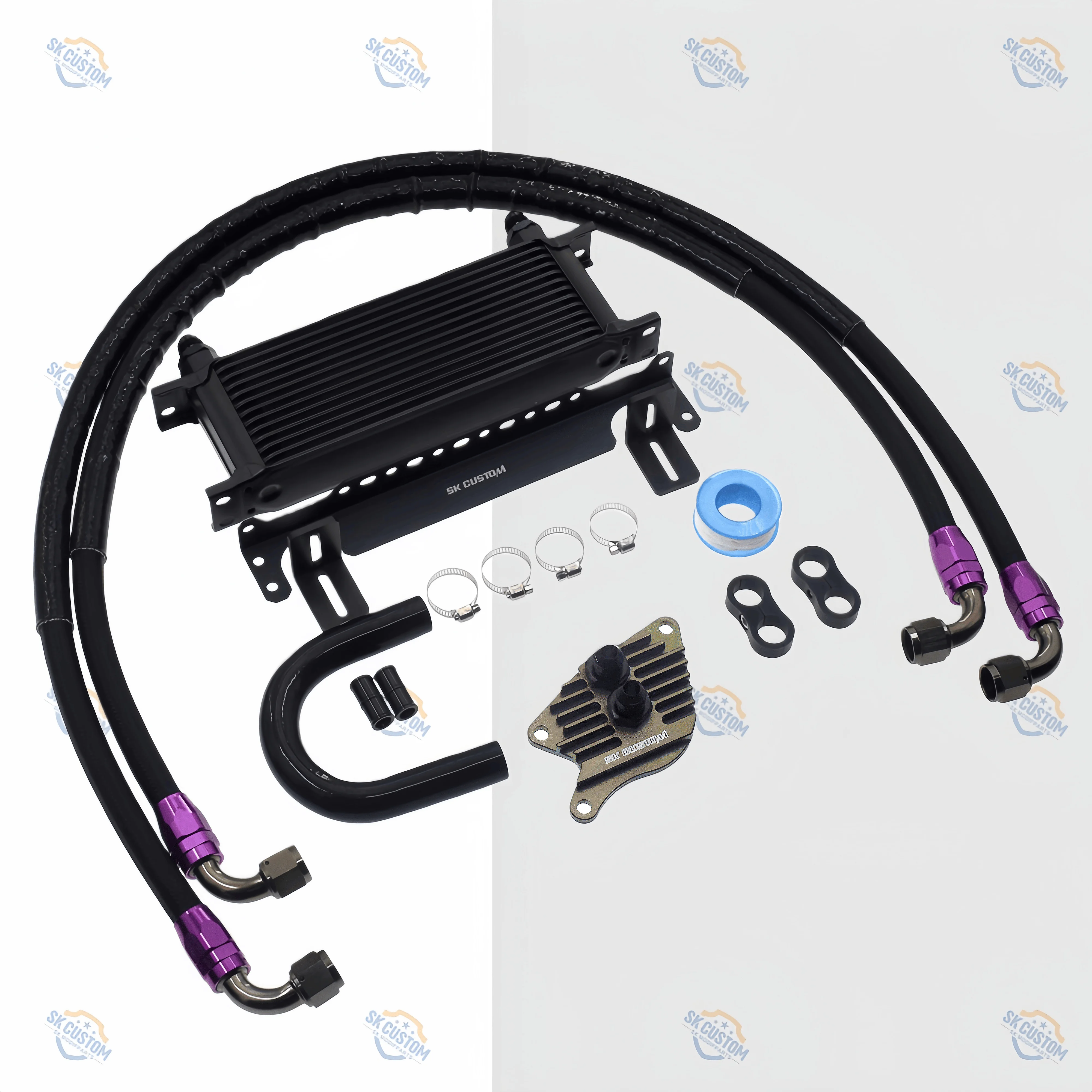 SK CUSTOM Transmission Radiator Kit For BMW X1 F49 X2 F39 MINI F56 F60 1.5T 2.0T GA8G45AW 8AT Gearbox Cooler Kit OE 24148699905