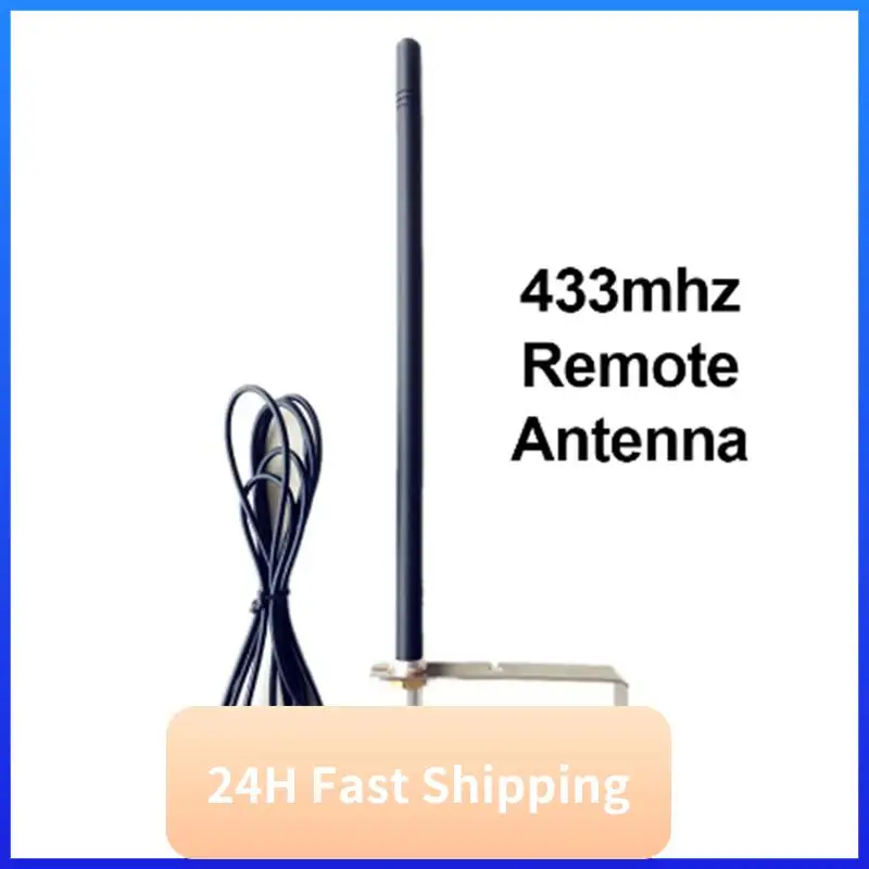Antena Universal de 433Mhz para puerta de garaje, repetidor amplificador de señal de Radio, antena de Control de puerta impermeable para exteriores de 433,92 Mhz
