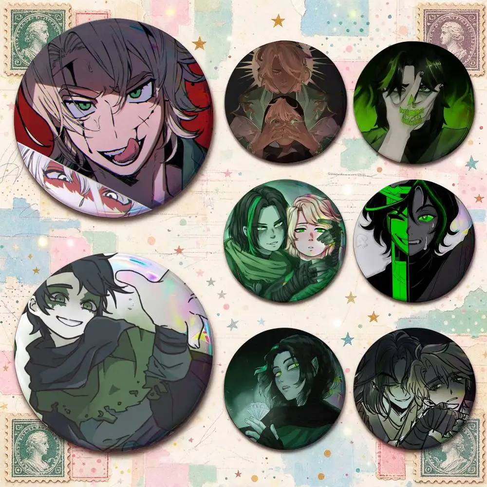 Morro and Lloyd Garmadon Custom Enamel Pin Badges 25mm 32mm 44mm 58mm Backpack Hat Decor Toys Gifts