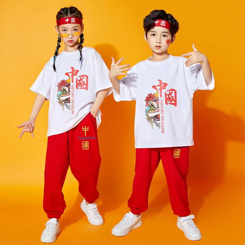 Children's performance clothes, kindergarten dance performance clothes, summer primary and secondary school cheerleading team