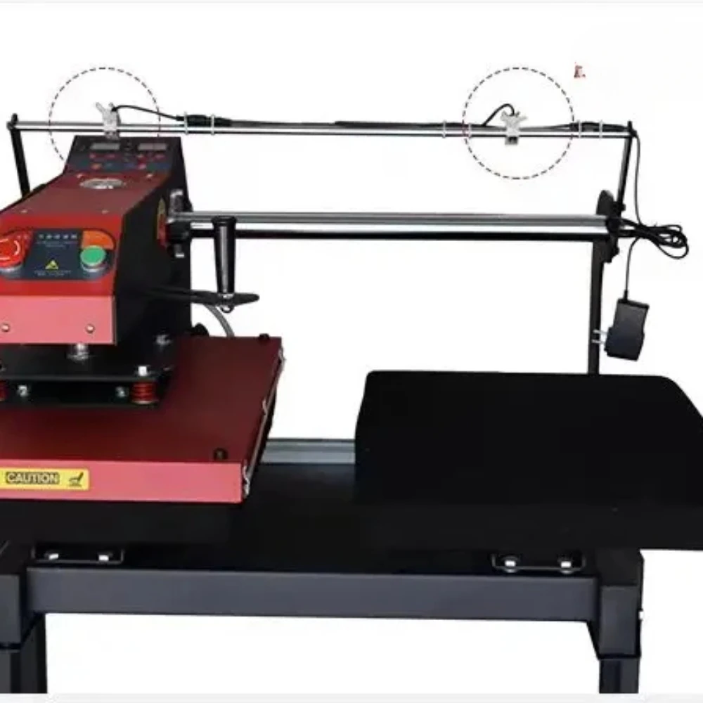 

Infrared positioning device for 40 * 60 dual station pneumatic hot press