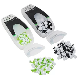 60pcs/box Dental Foam Pad Handle Resin Filling Molding Tools Composite Light Cure Holder Tooth Beauty Materials Quick Trimmer
