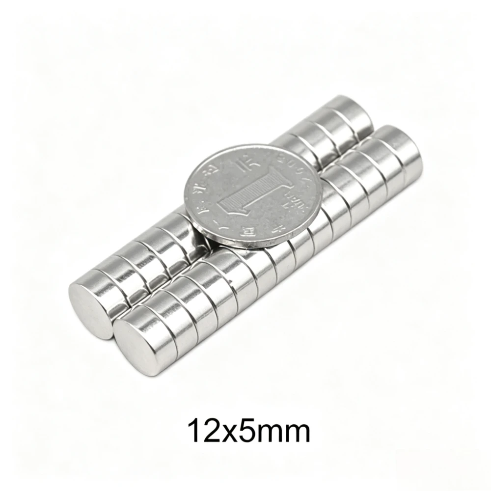 12x5 Powerful Magnets Disc 12mmx5mm Permanent Round Magnet 12x5mm Neodymium Magnet Strong Magnetic 12*5