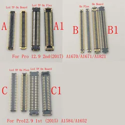 1-10Pcs FPC Connector Plug LCD Display Touch Screen Board For A1584 A1652 A1670 A1671 Ipad Pro 12.9 1st 2015 2nd 42 60 50 Pin