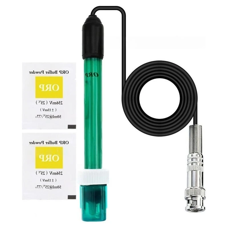 ABNM ORP Redox Probes Replacement Probe 1.2Cm Diameter 300Cm Cable BNC Type Connector For Aquarium Water For Tester Meter